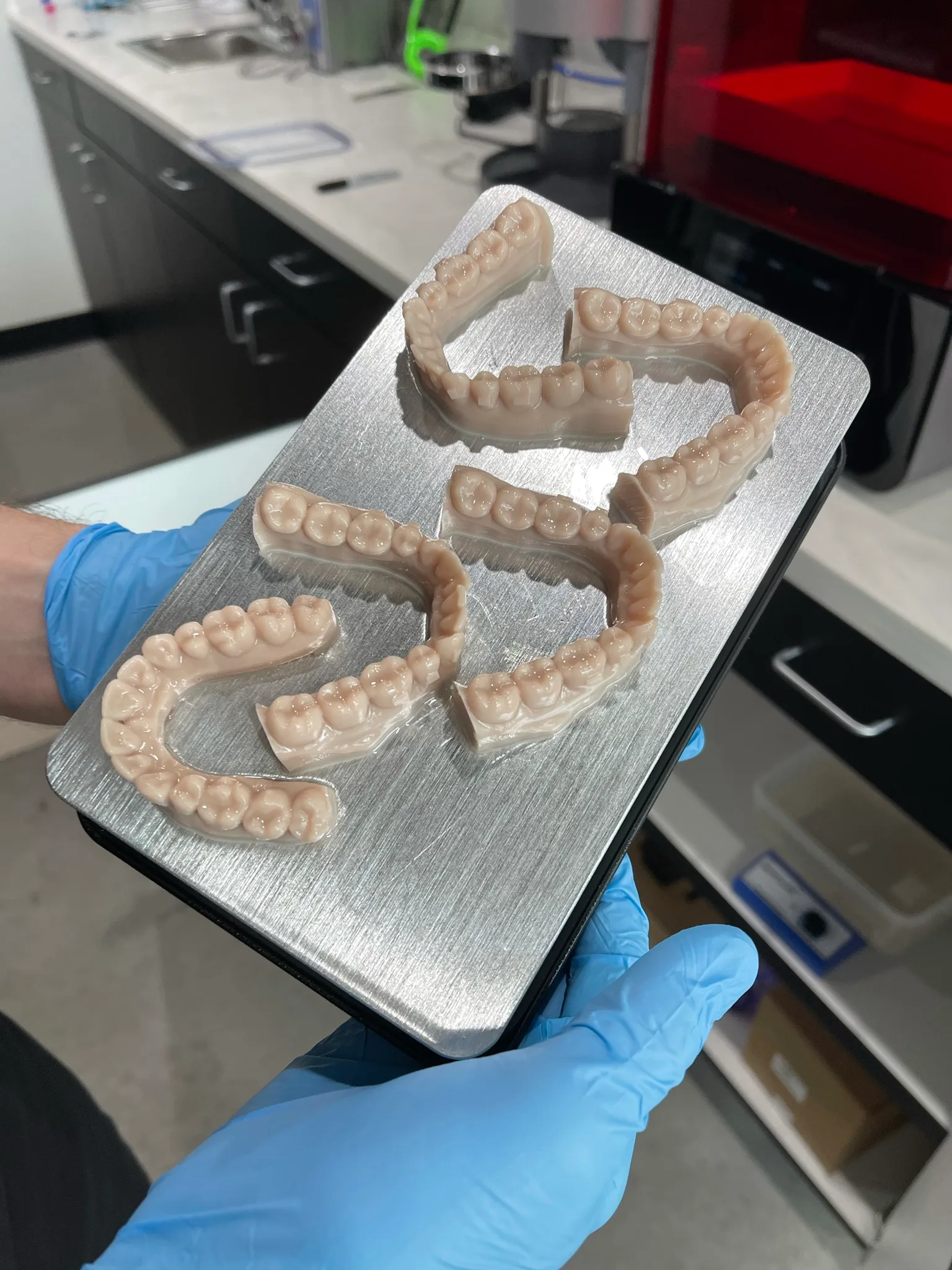 in-house aligners, printing 3D models of teeth for aligners and retainers